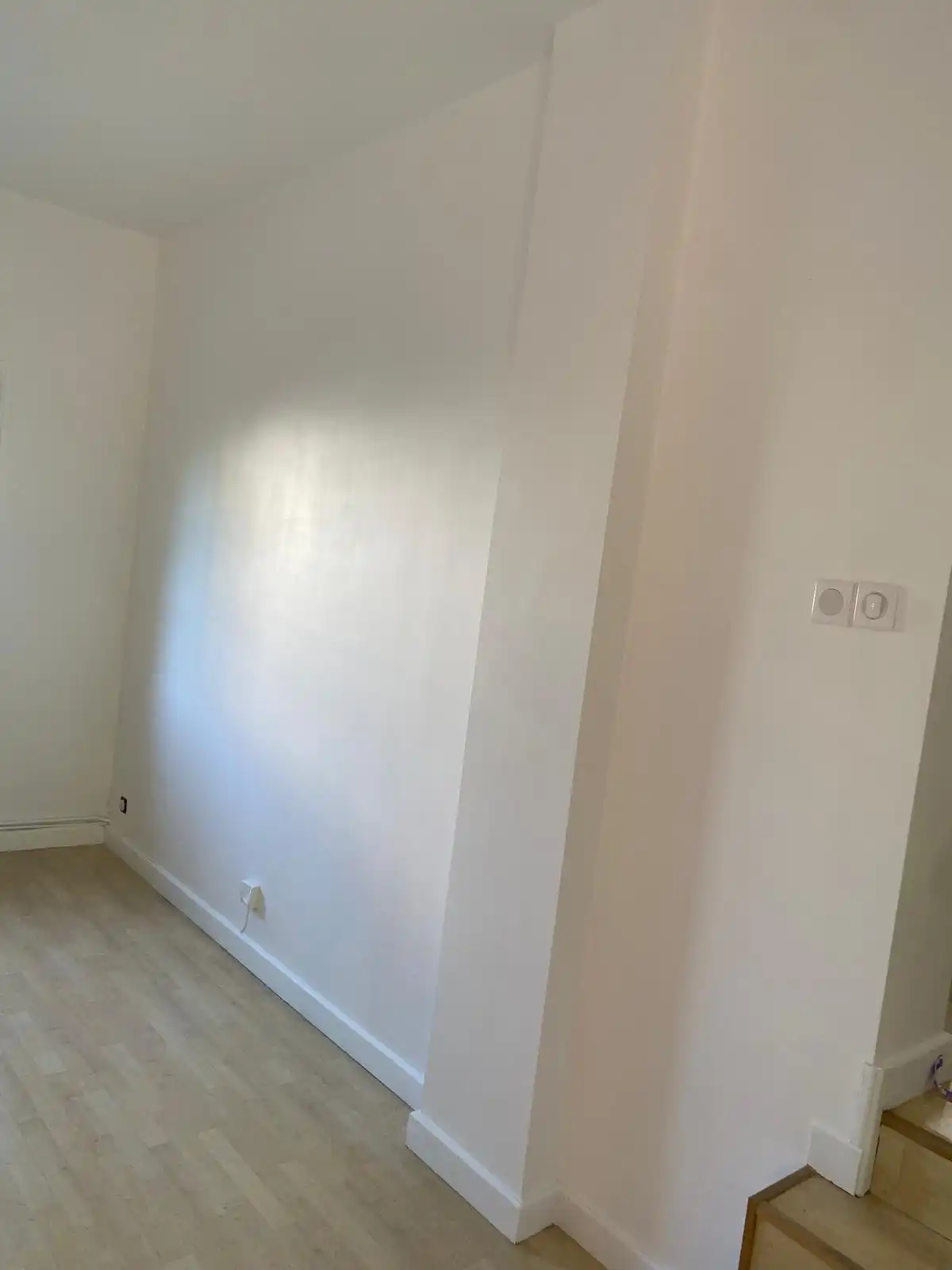 mur intérieur repeint